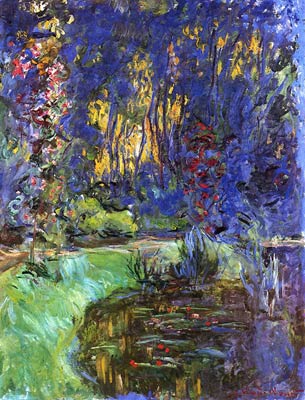 The garden in Giverny Monet