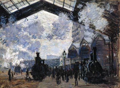 The gare St Lazare Claude Monet