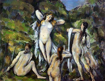 Four Bathers Paul Cezanne