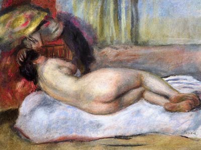 Sleeping Nude with Hat (also known as Repose) Renoir