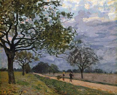 The road from versailles to louveciennes