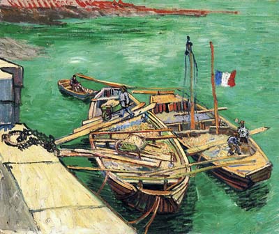 Landing Stage with Boats