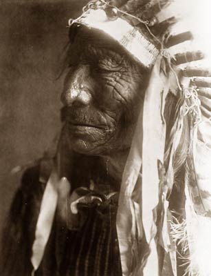 Fast Elk (Hexaka Luzahan) Native American Indian man