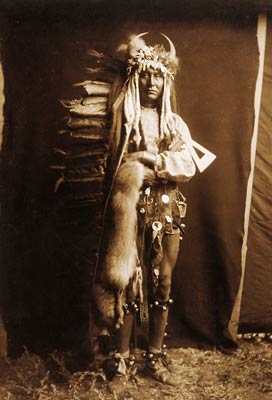 Iron Breast, Piegan Indian, 1900