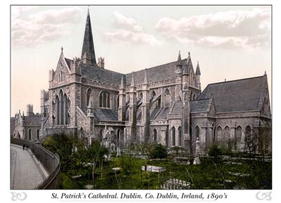 St. Patrick's Cathedral. Dublin. Co. Dublin, Ireland