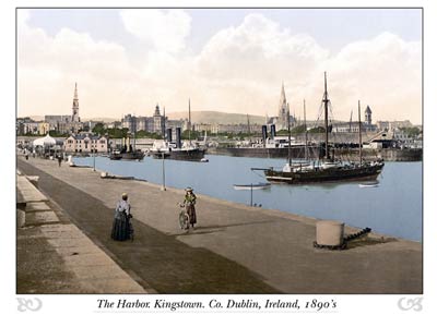 Kingstown Harbour. Co. Dublin, Ireland