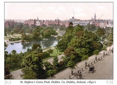 St. Stephen's Green Park. Dublin. Co. Dublin, Ireland