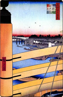 Nihonbashi Bridge and Edobashi Bridge Ando Hiroshige