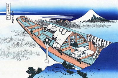 Ushibori in the Hitachi province Katsushika Hokusai