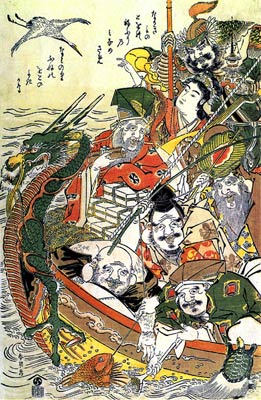 Seven Gods of Good Fortune Katsushika Hokusai