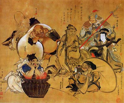 Seven Gods of Fortune Katsushika Hokusai
