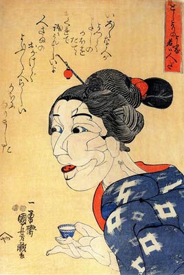 Woman comprised of many bodies Utagawa Kuniyoshi