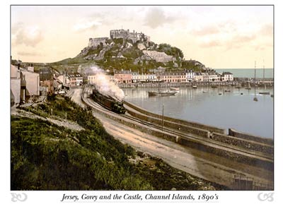 Jersey, Gorey and the Castle, Channel Island, England