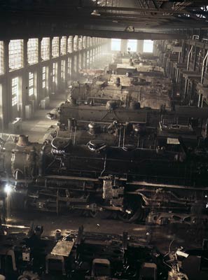 Chicago and Northwestern railroad locomotive shops
