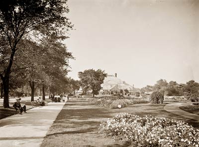 Conservatory gardens, Lincoln Park Chicago Illinois 1905