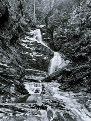 The Cascade, North Adams, Massachusetts waterfall 1908