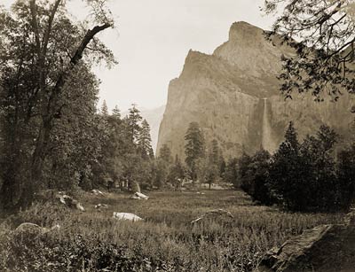 Bridal Veil Fall, Yosemite Valley, California 1865