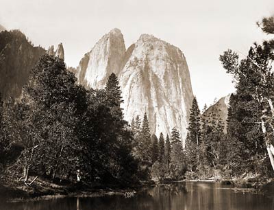 Cathedral Rocks, Yosemite Park 1865