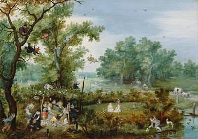A Merry Company in an Arbor - Click Image to Close