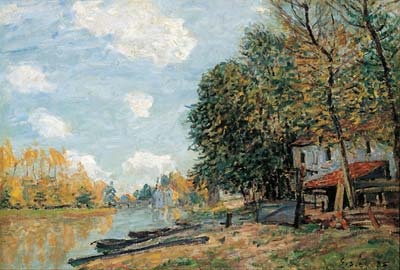 Moret The Banks of the River Loing, 1877