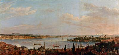 Antoine de Favray Panorama of Istanbul