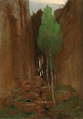 Spring in a Narrow Gorge