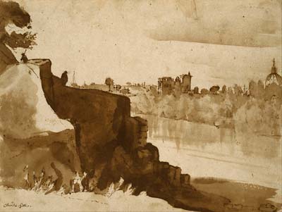 View of the Tiber at Rome
