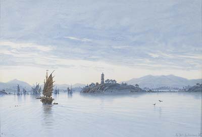 View on the Pearl River, Macao