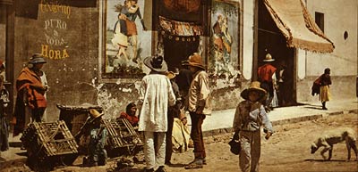 Pulque shop, Tacubaya Mexico 19th century