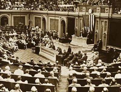 Session of the House of representatives Washington 1920's