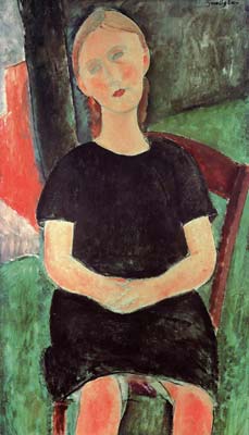 seated young woman