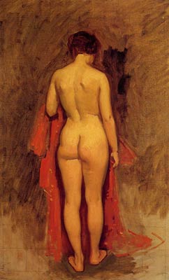 Nude Standing by Frank Duveneck