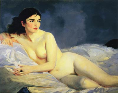 Female nude by Robert Henri