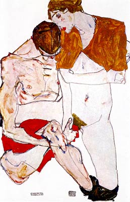 Lovers Egon Schiele