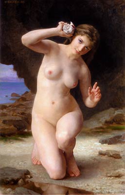 Femme au Coquillage (Woman with Seashell) William-Adolphe Bougue
