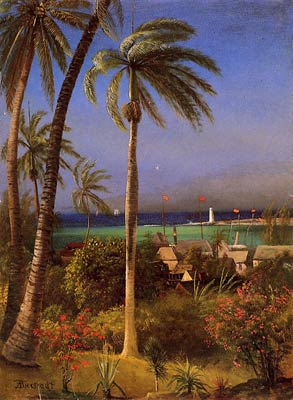 Bahamian View Albert Bierstadt
