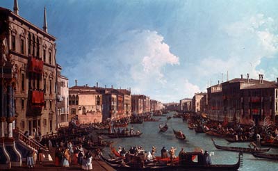 Everybody is on the canal Canaletto