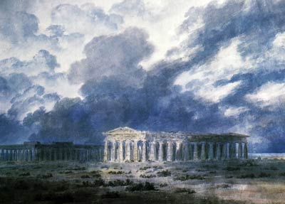 The two great temples at Paestum Alexander Cozens