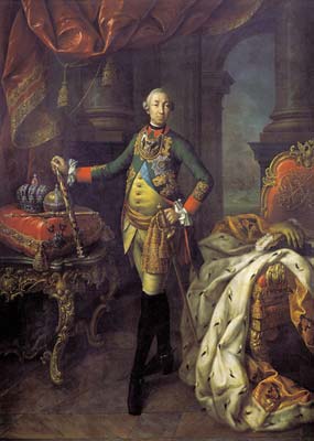 Portrait of tsar peter iii 1728 62 1762 by aleksey antropov