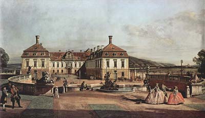 The imperial summer residence courtyard 1758 by Bernadro Belloto