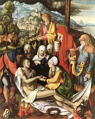 Lamentation for christ 1503 by Albrecht Durer