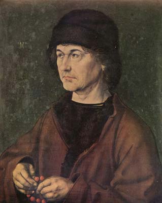 Portrait albrecht durer the elder 1490, Albrecht Durer