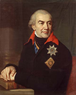 Portrait g s volokonsky 1806, Vladimir Borovikovsky