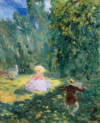 A Meadow in the Park in Calais, 1890