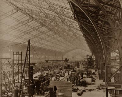 Gallery of Machines Paris Exposition, 1889 - Click Image to Close