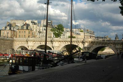 Pont Neuf bridge over river Seine, Paris