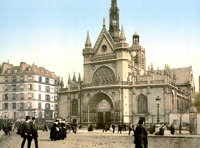 The cathedral, near the east railway station, Paris France