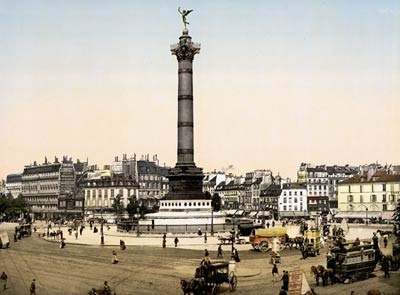 Place de la Bastille, Paris France
