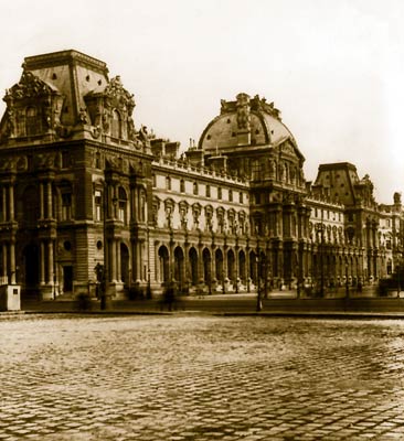 France - Paris - The Louvre, exterior