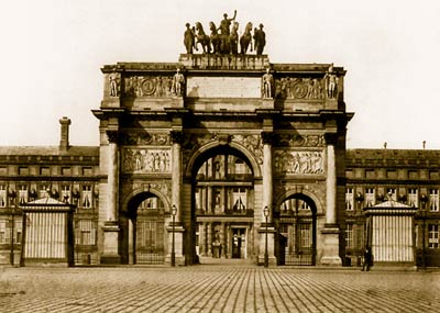 Arc de Triomphe du Carrousel by Baldus, Edouard